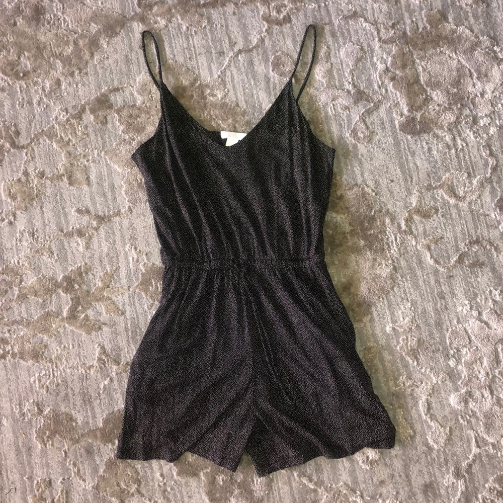 Polka dotted romper